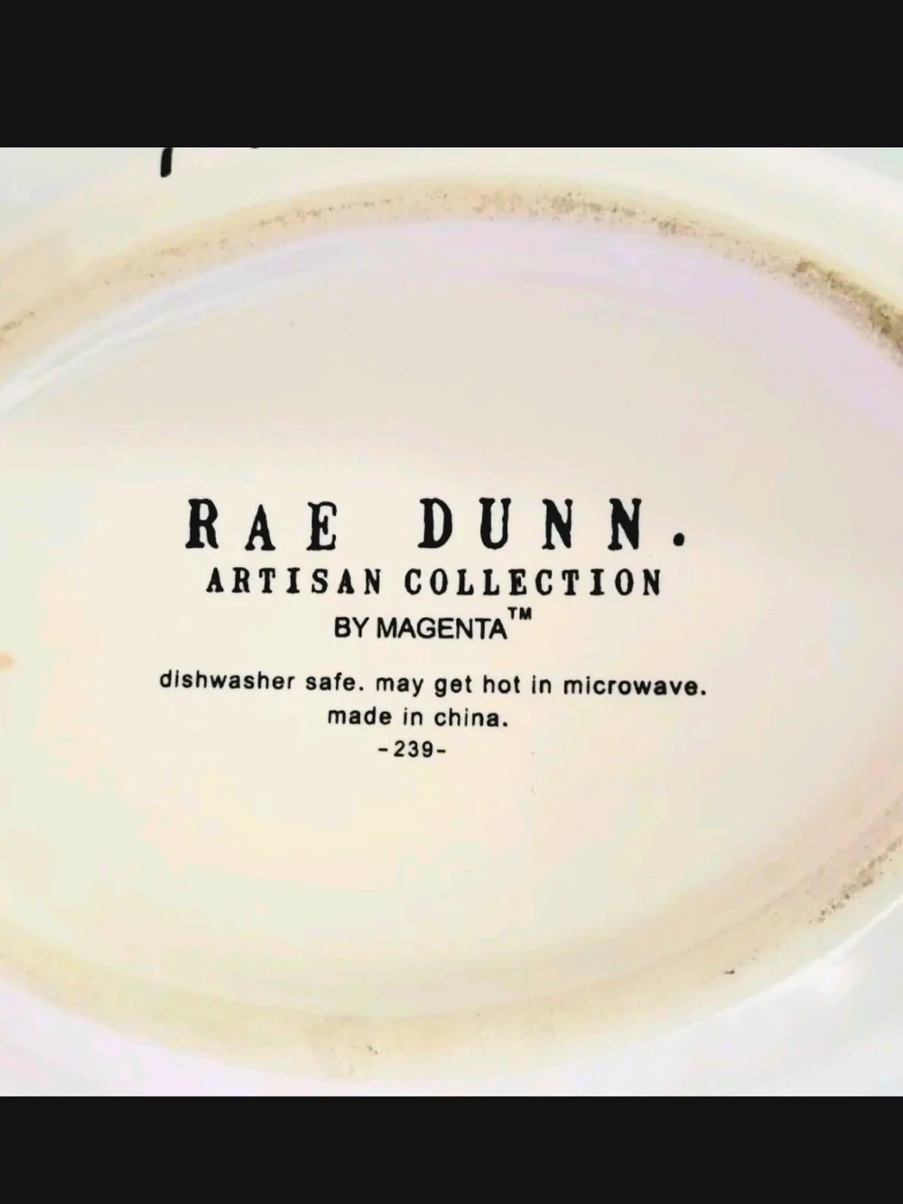 Rae Dunn White Ceramic 